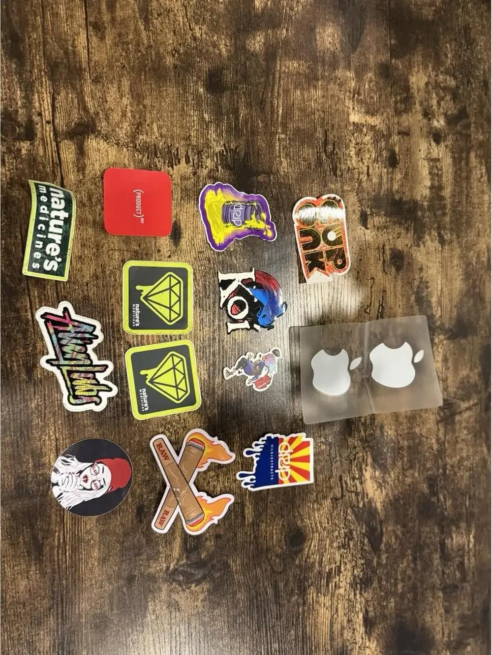 Sticker Lot RAW Drip Apple Nature’s Medicines Streetwear Vinyl Decals Bundle